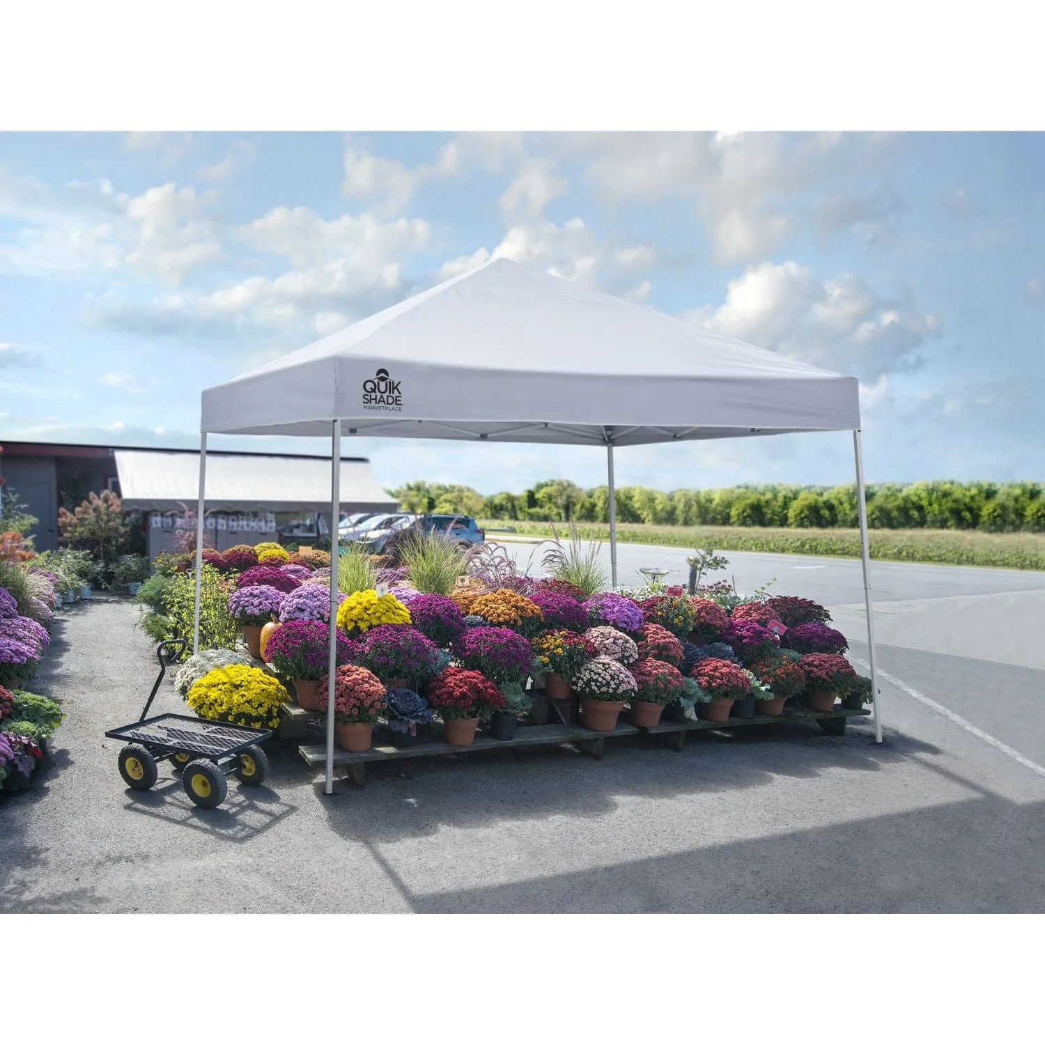 Quik Shade | Marketplace MP100 10' x 10' Straight Leg Canopy - White