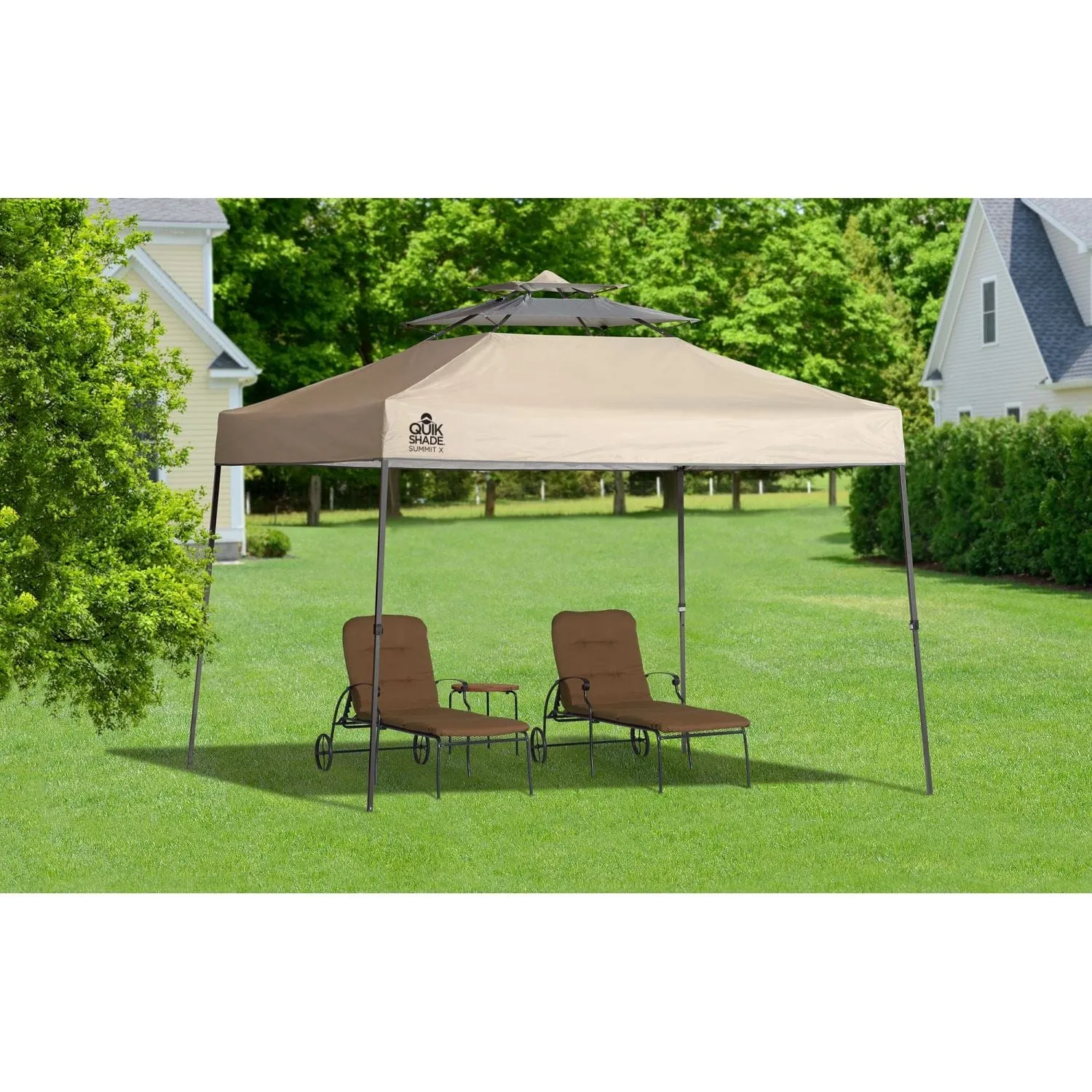 Quik Shade | Summit SX100 10' X 10' Straight Leg Canopy - Taupe