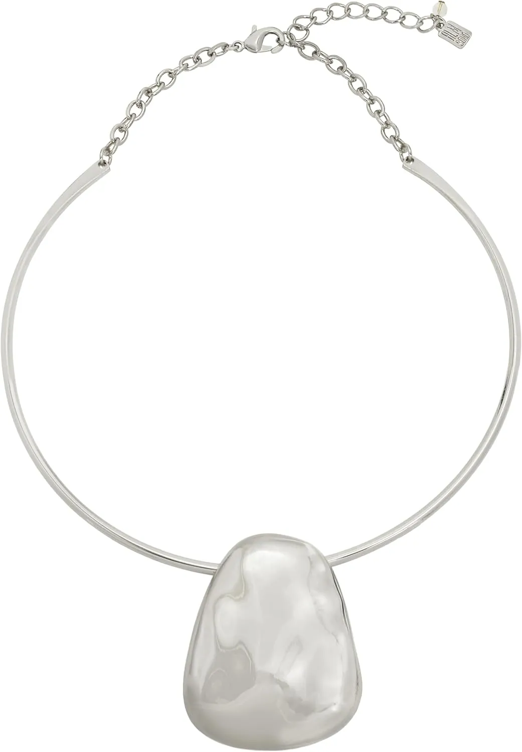 Robert Lee Morris Soho Womens Labradorite Sculpted Pendant Wire Necklace
