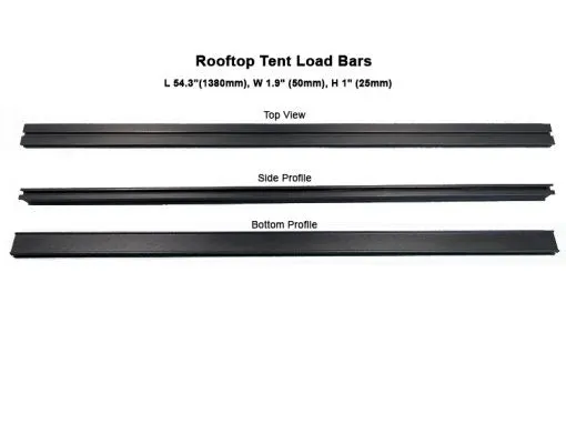 Rooftop Tent Load Bars | The Bush Company