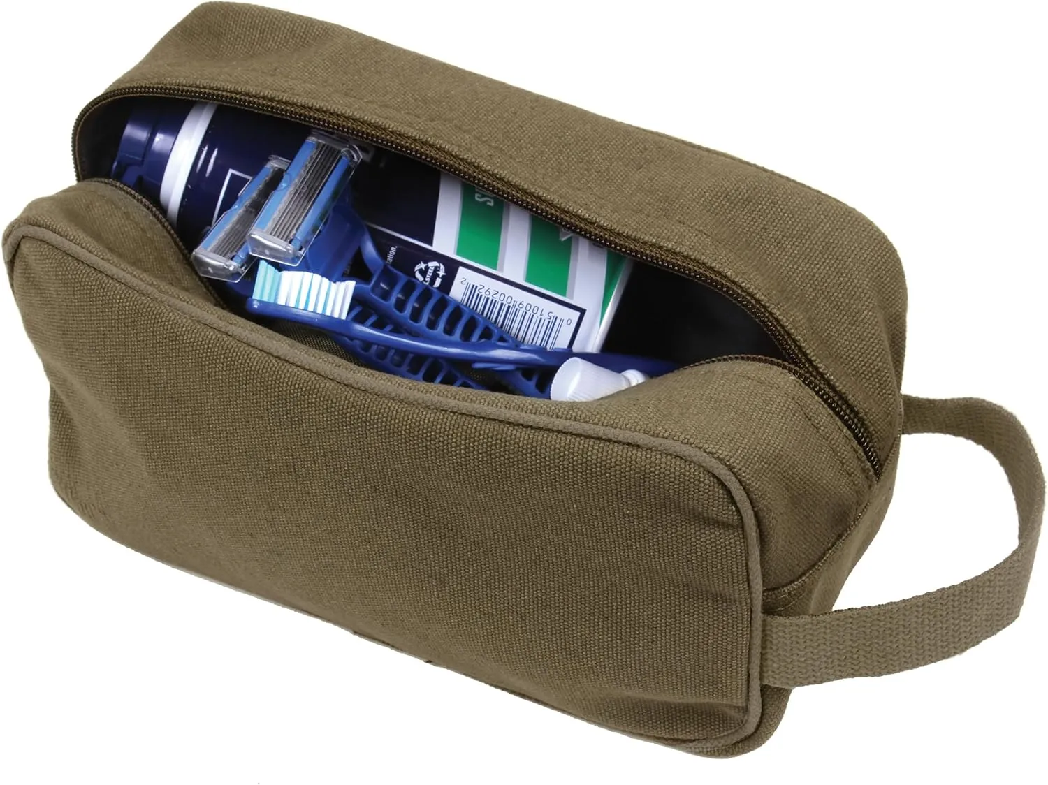 Rothco Canvas Travel Kit Bag Toiletry Bag Military Dopp Kit