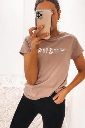Rusty Must Essentials Tee Lilac Dusk