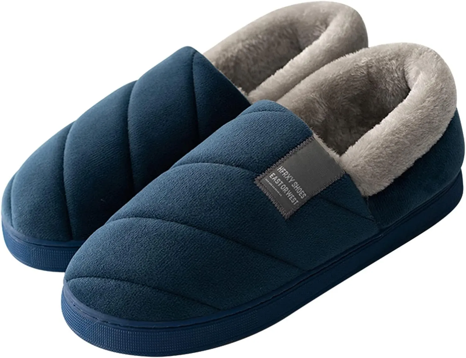 SBGMoSJ Winter Indoor Slippers for Women Fuzzy Winter Slippers Cute House Slippers Womens Fluffy Slippers for Men Funny Pink Christmas Tree Gifts for Husband 2023