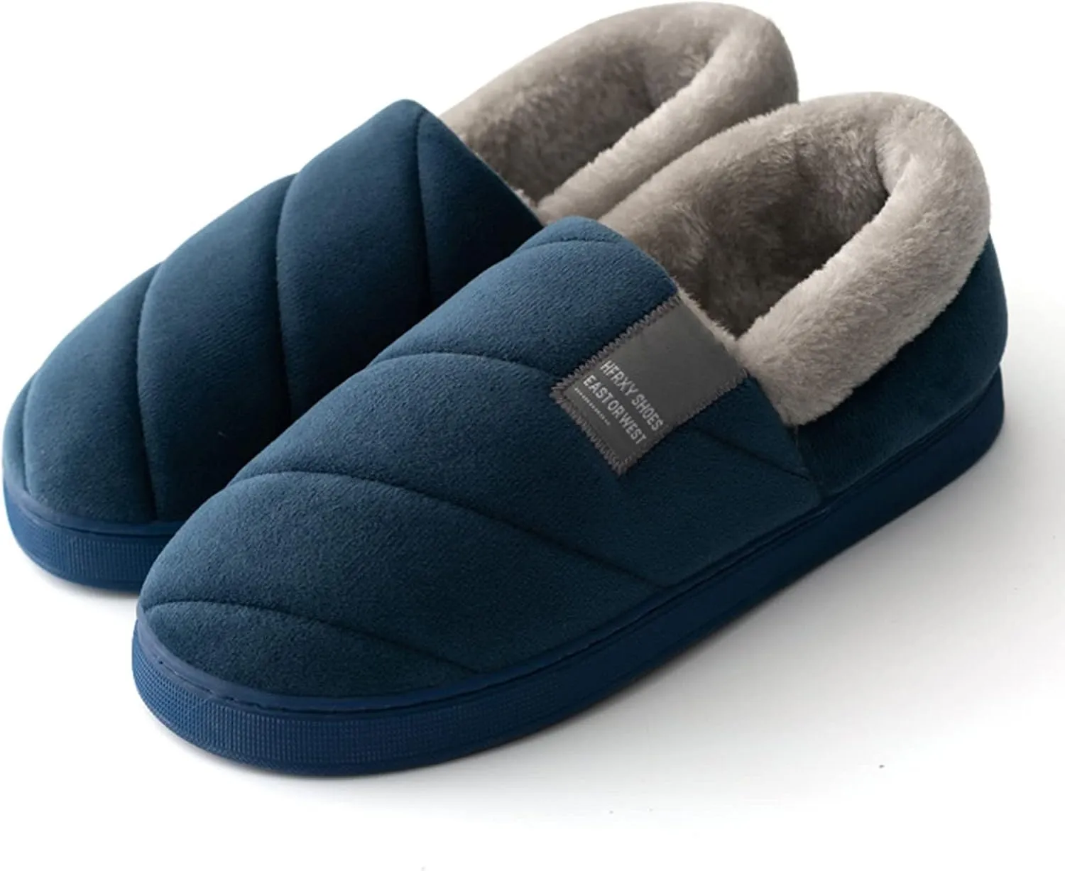 SBGMoSJ Winter Indoor Slippers for Women Fuzzy Winter Slippers Cute House Slippers Womens Fluffy Slippers for Men Funny Pink Christmas Tree Gifts for Husband 2023