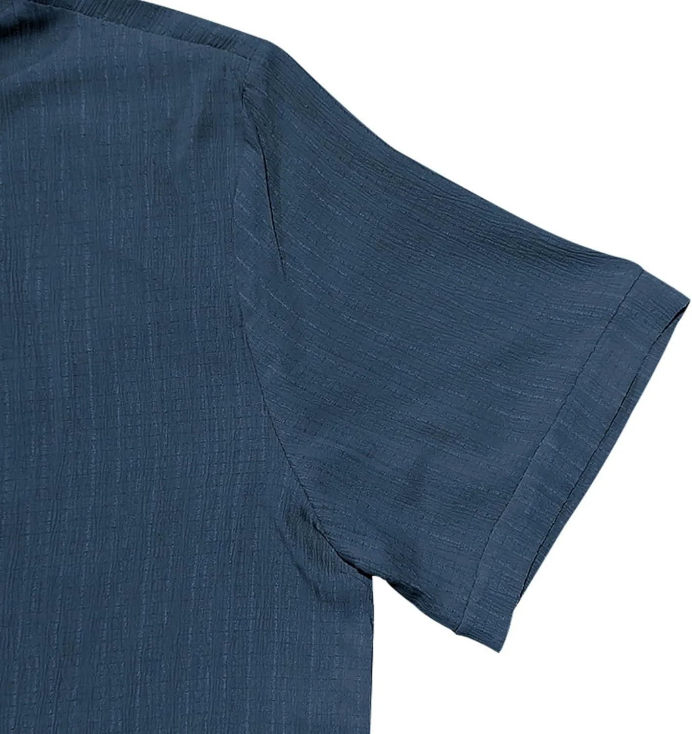 Short Sleeve Shirts Men Polo Striped Button Down Slim Fit Lapel Collar Jacquard Casual Summer Beach Tee Tops