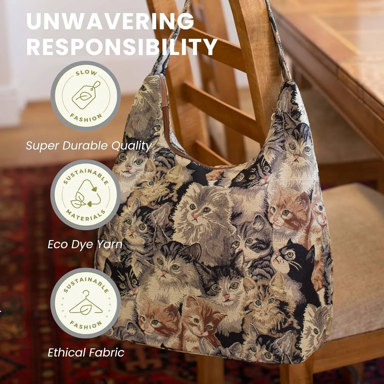 Signare Tapestry Hobo Shoulder bag Slouch Purse For Women