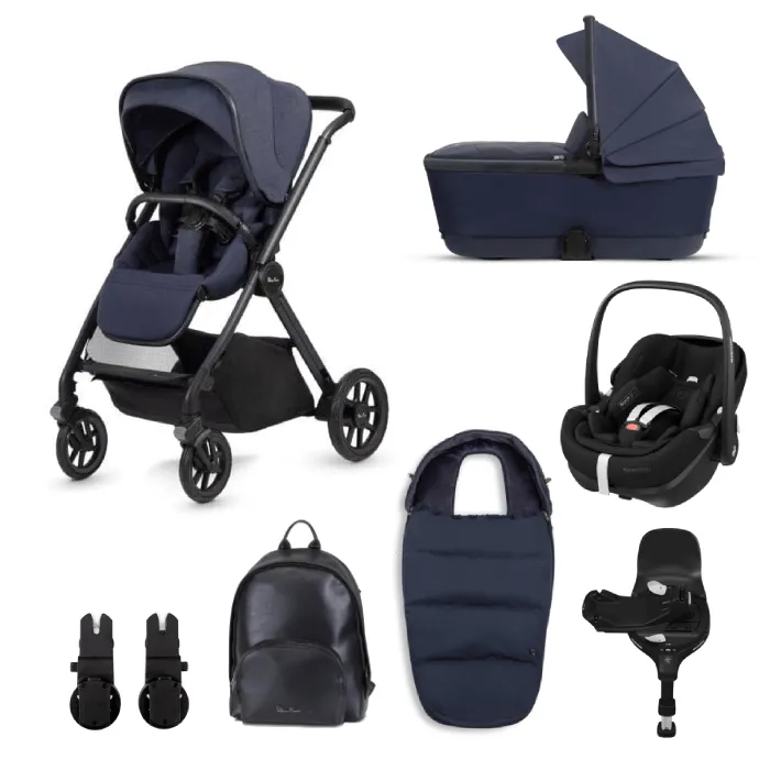 Silver Cross Reef Pebble 360 PRO Travel System - Neptune