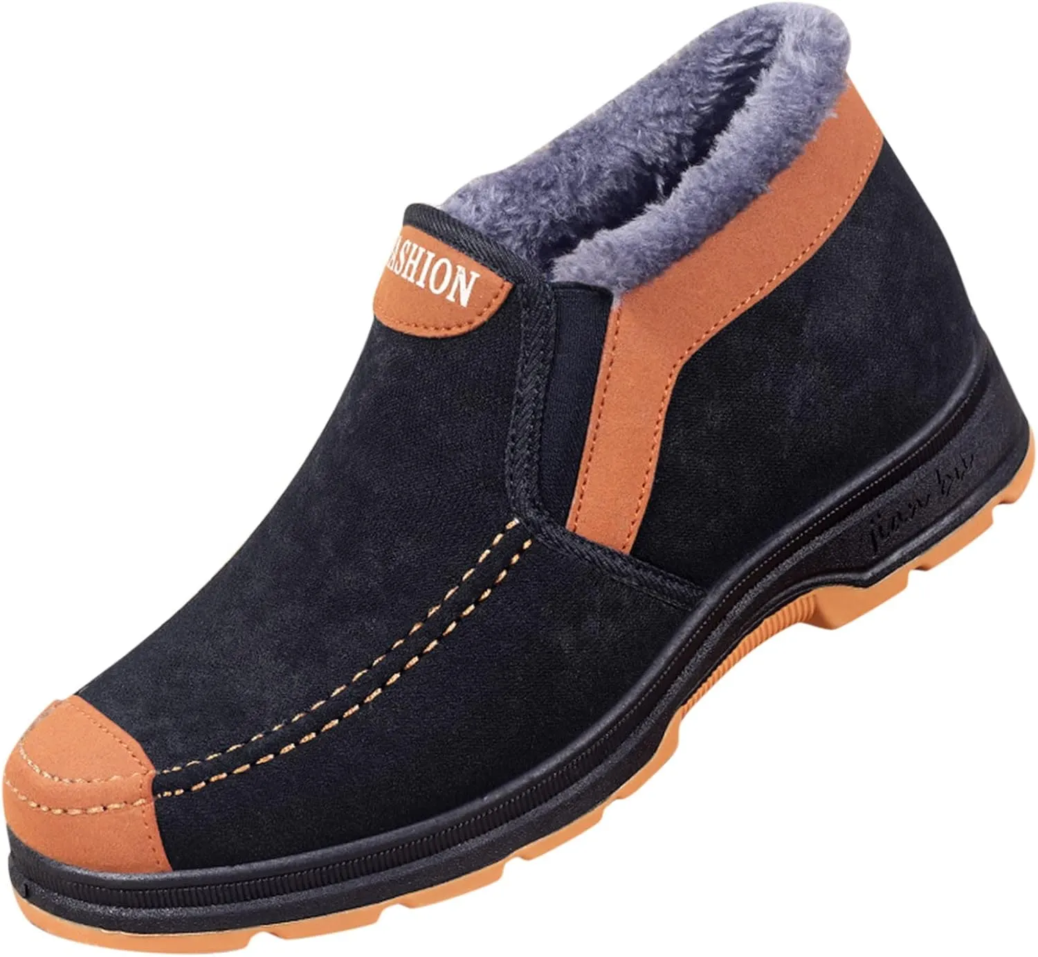 Snow Boots for Women Waterproof Non Slip Tall Slip on Winter Boots for Women Waterproof Furry Winter Boots Boots for Snow Women Botas Termicas Para Mujer De Trabajo