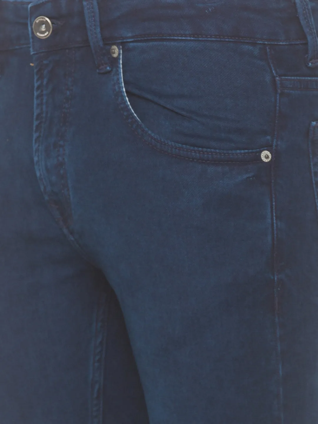 Spykar Men Indigo Solid Relaxed Mid-Rise Jeans (Ricardo)