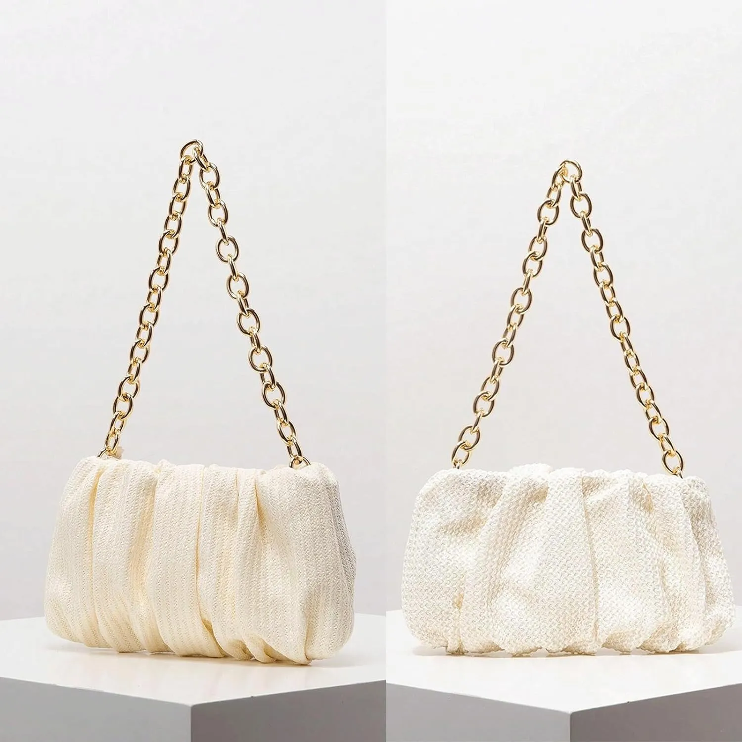 Straw Beach Bag Women Boho Bow Purse Small Summer Purse Soft Shoulder Bag Trendy Everyday Vacation Bag