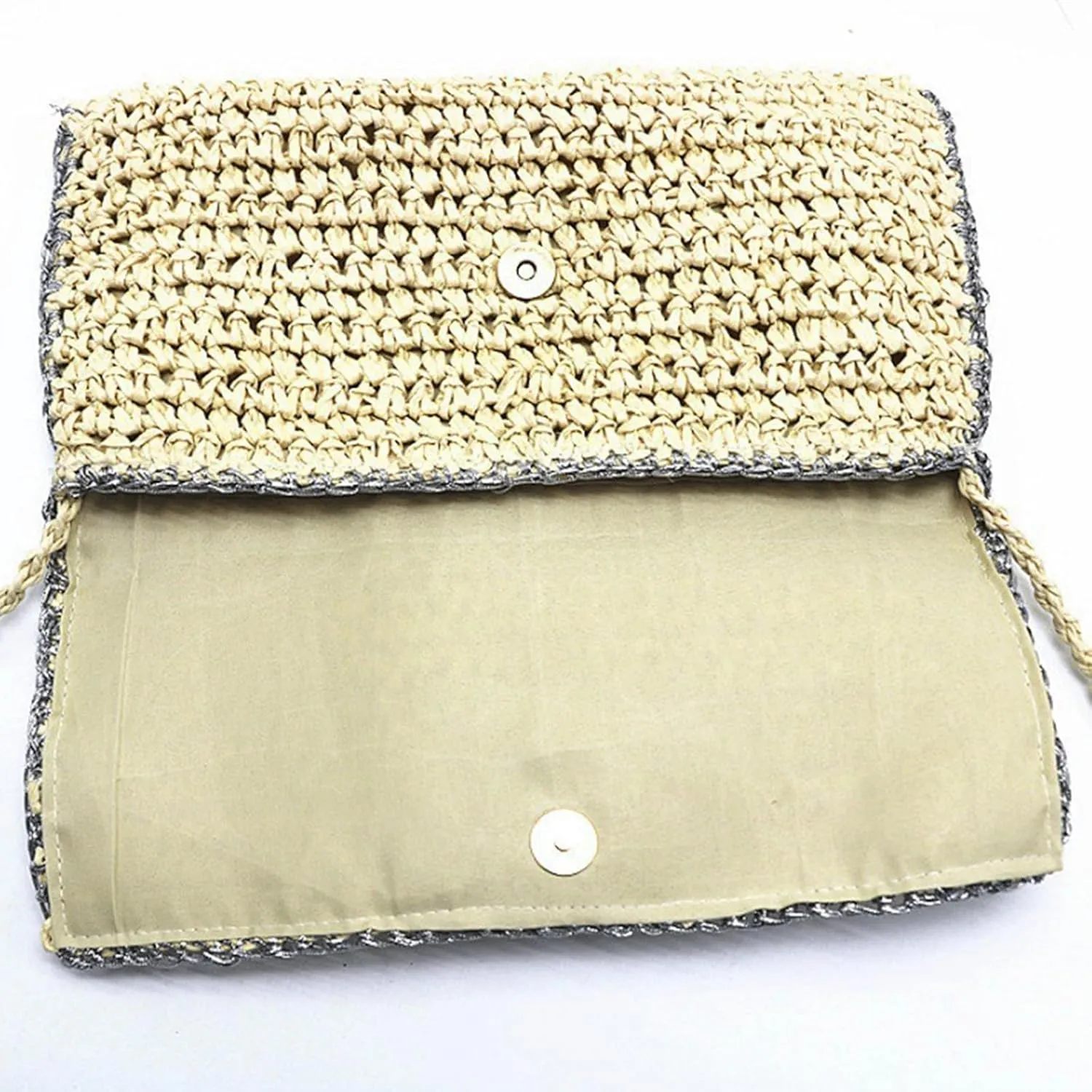 Straw Beach Bag Women Boho Bow Purse Small Summer Purse Soft Shoulder Bag Trendy Everyday Vacation Bag