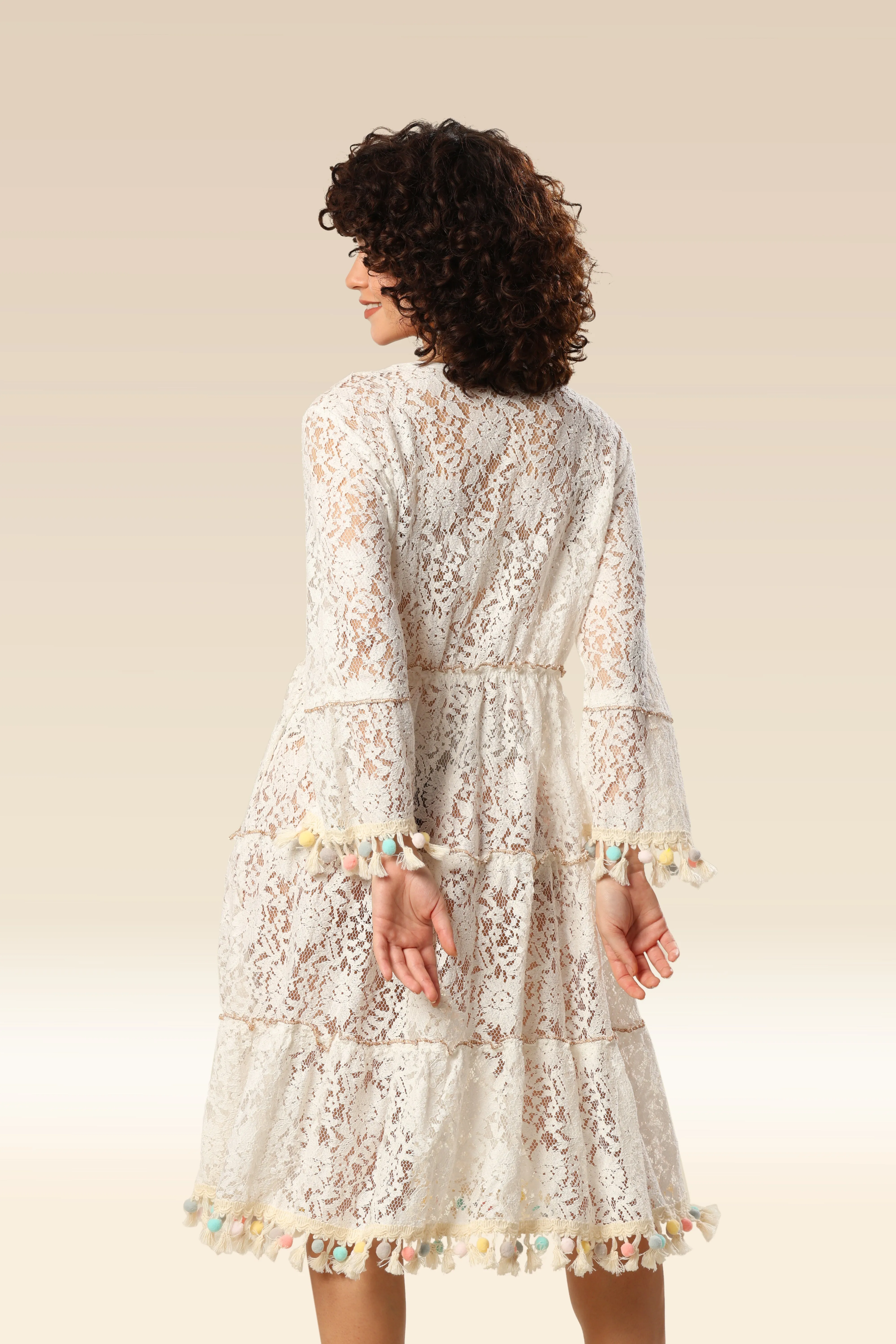 Sun-Kissed Lace Coastal Dream Dress
