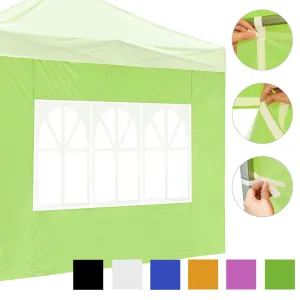 TheLAShop Canopy Tent Sidewall with Window 1080D 9'7"x6'8"(1pc./pack)