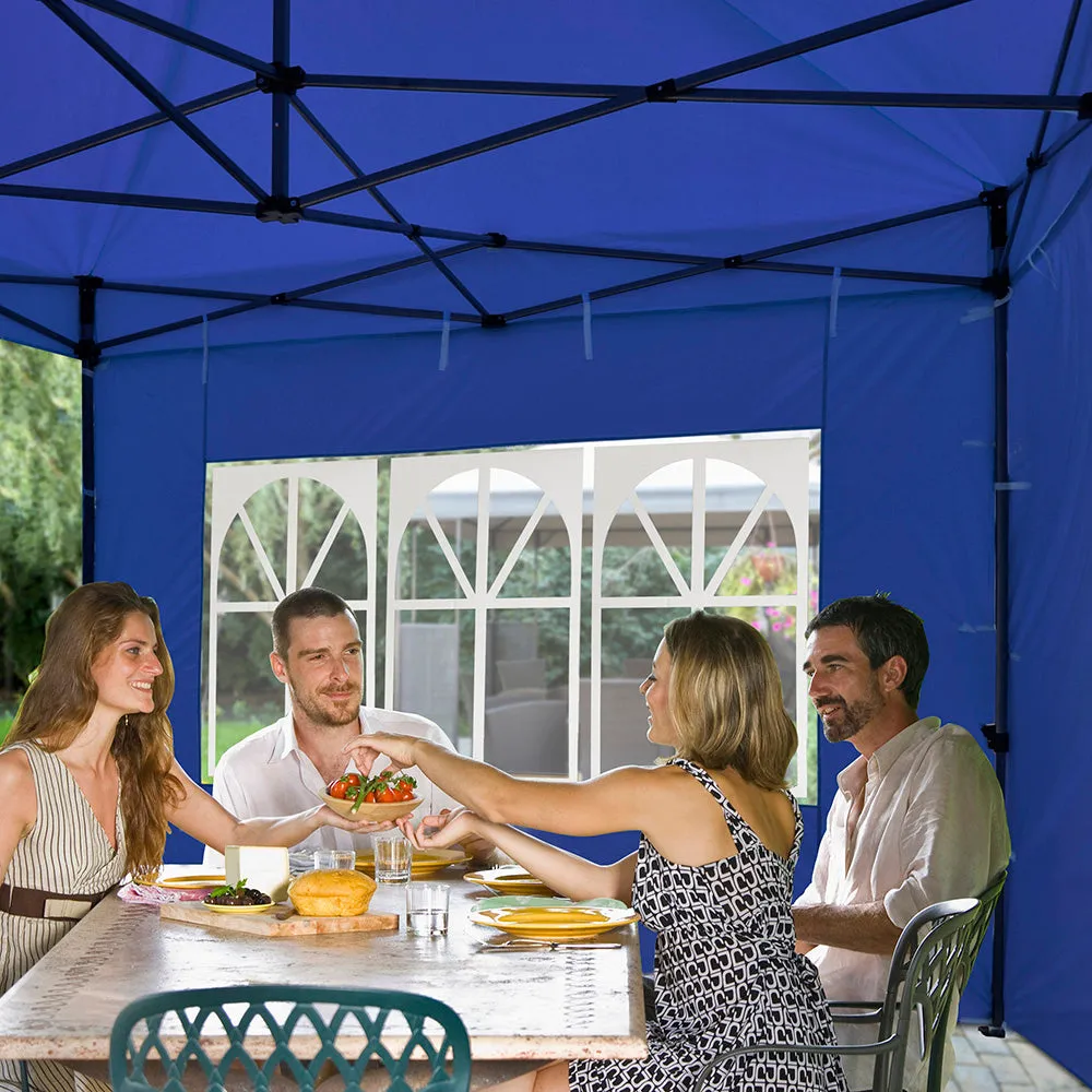 TheLAShop Canopy Tent Sidewall with Window 1080D 9'7"x6'8"(1pc./pack)