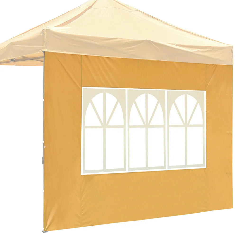 TheLAShop Canopy Tent Sidewall with Window 1080D 9'7"x6'8"(1pc./pack)