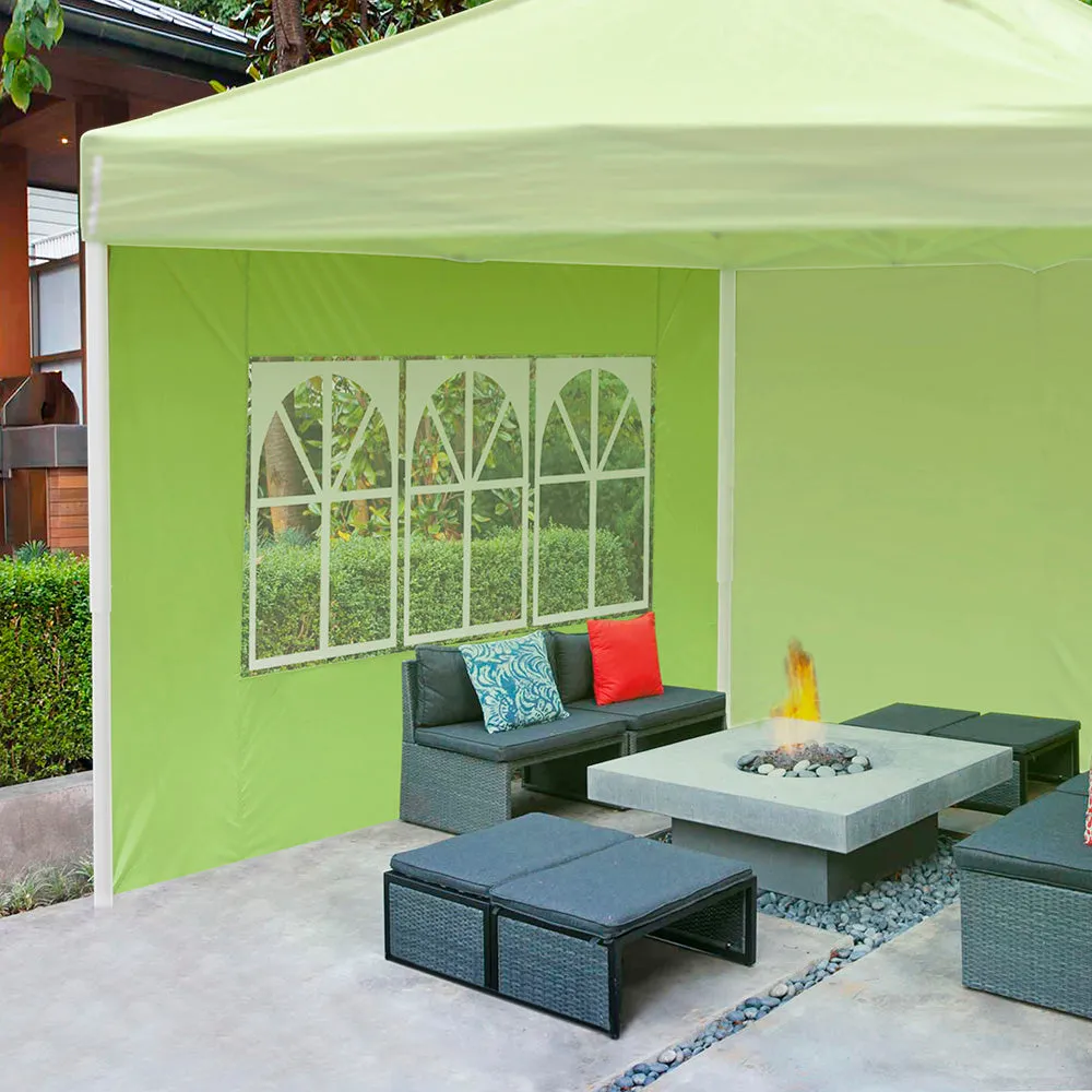 TheLAShop Canopy Tent Sidewall with Window 1080D 9'7"x6'8"(1pc./pack)