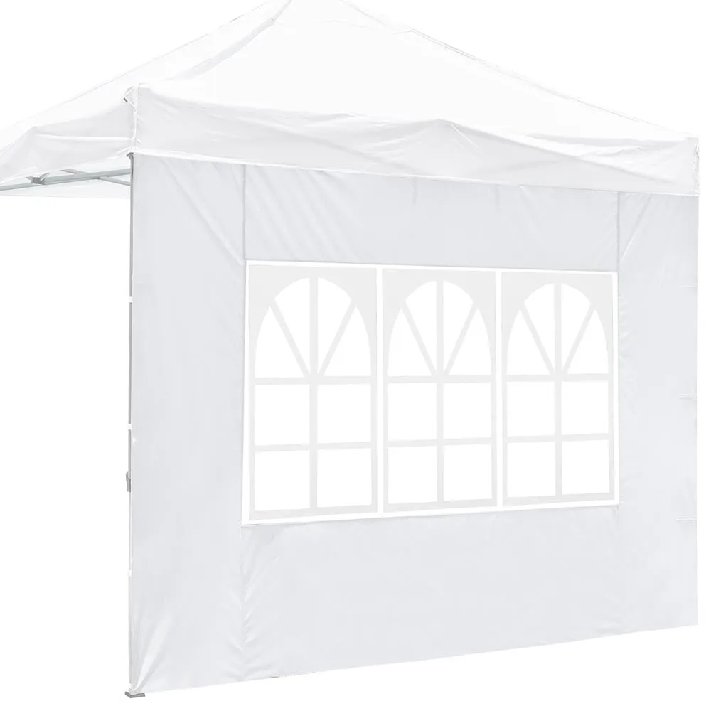 TheLAShop Canopy Tent Sidewall with Window 1080D 9'7"x6'8"(1pc./pack)