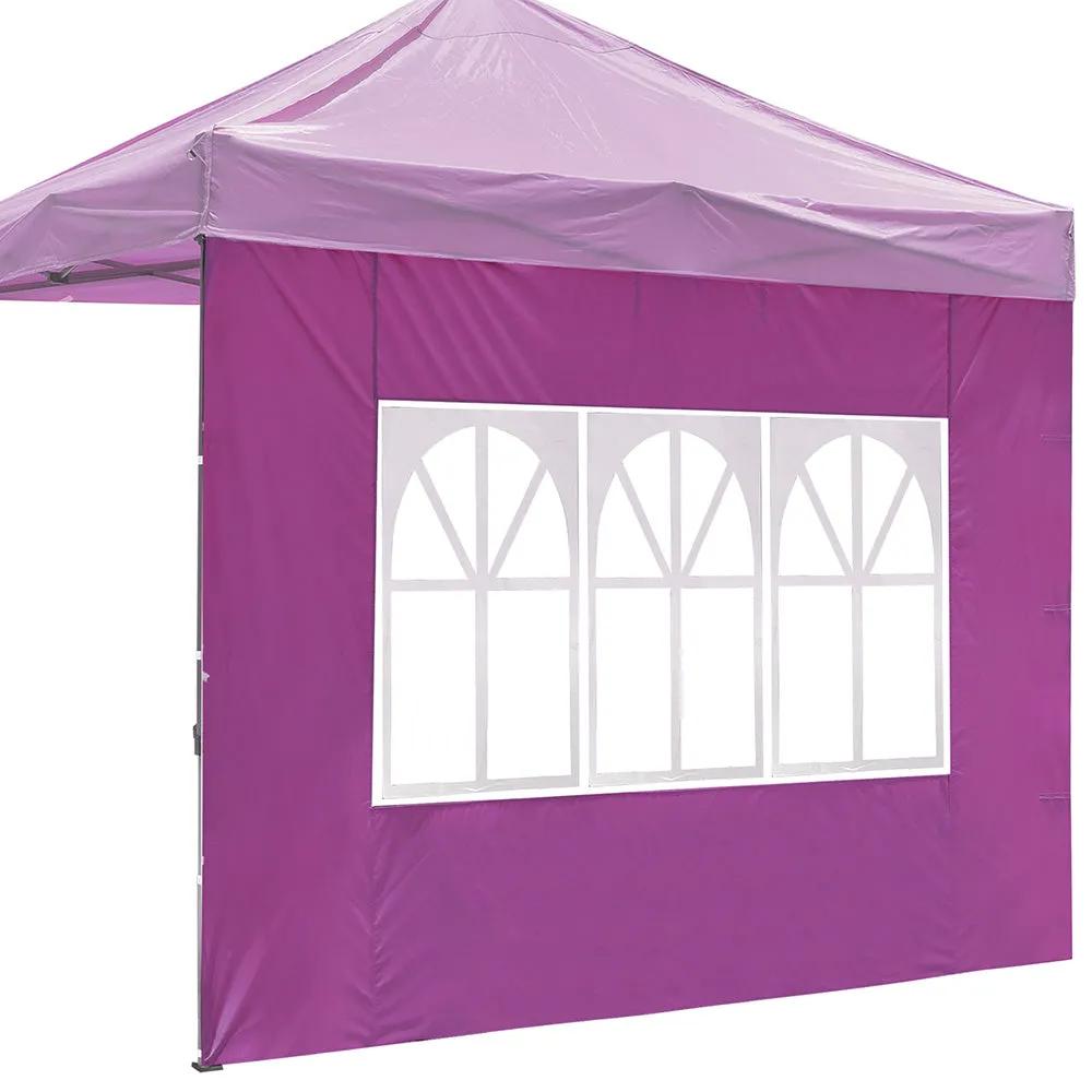 TheLAShop Canopy Tent Sidewall with Window 1080D 9'7"x6'8"(1pc./pack)