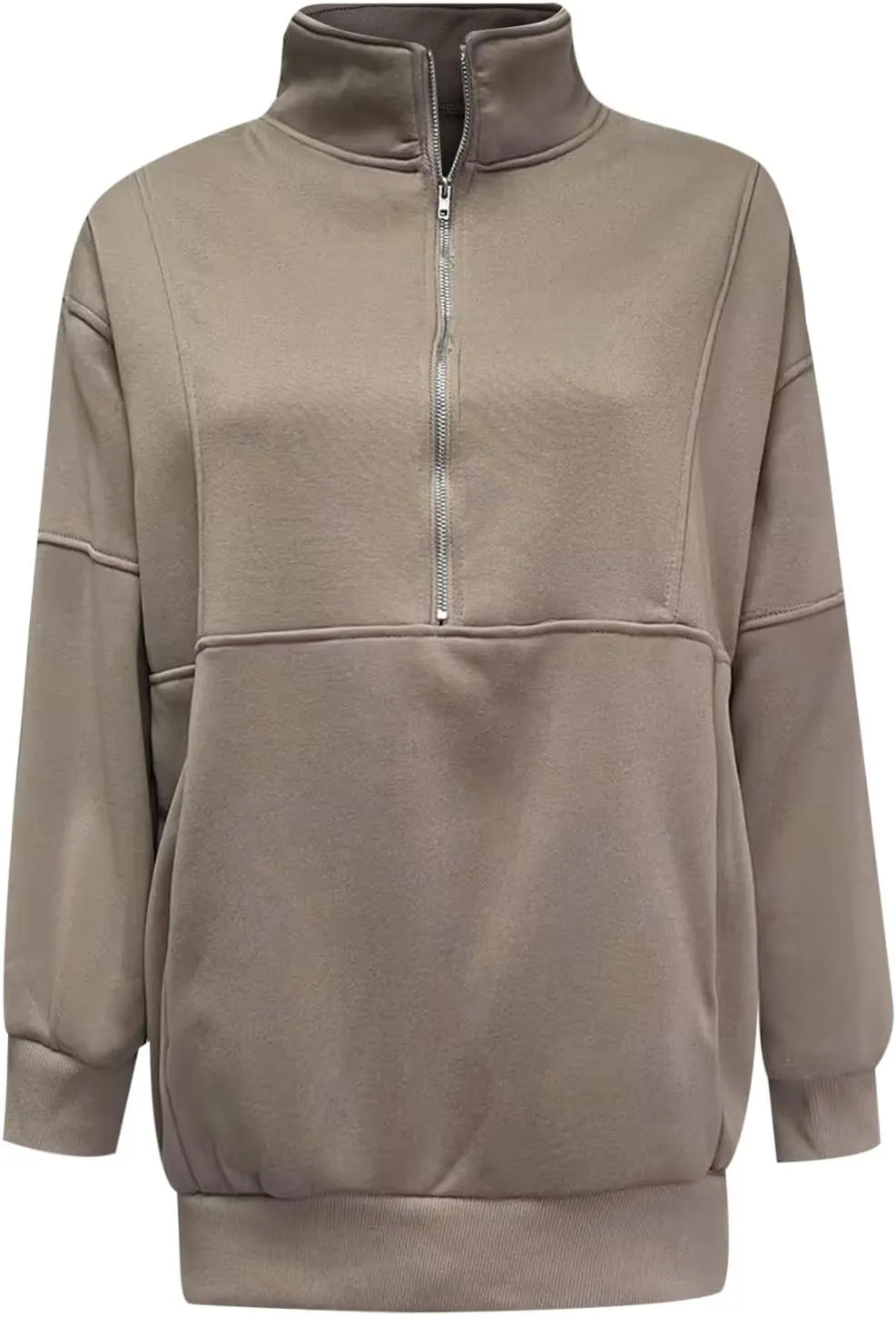 Tracksuit Sweatshirts Half Zip Pullover Quarter Zip Oversized Hoodies Sweaters Comfy Fall Outfits Hoodie