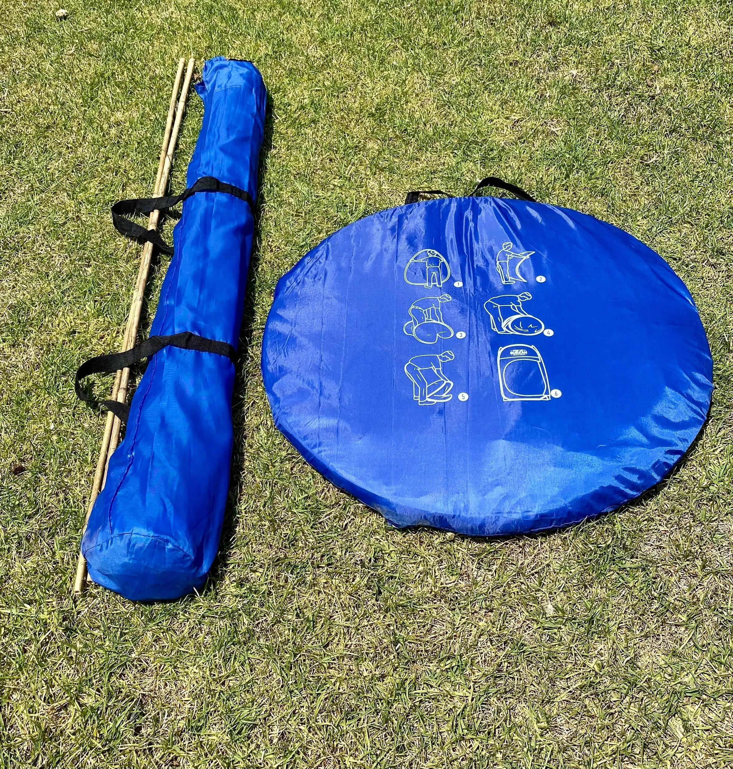 Travel Portable Sukkah Pop Up Sukkah   Schach Bamboo Mat
