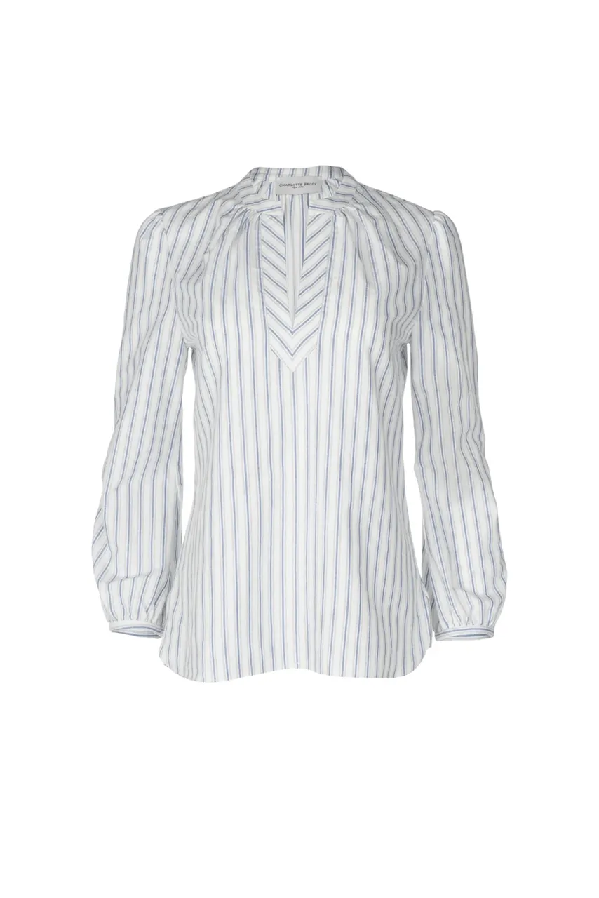 Tunic - Blue and White Stripe