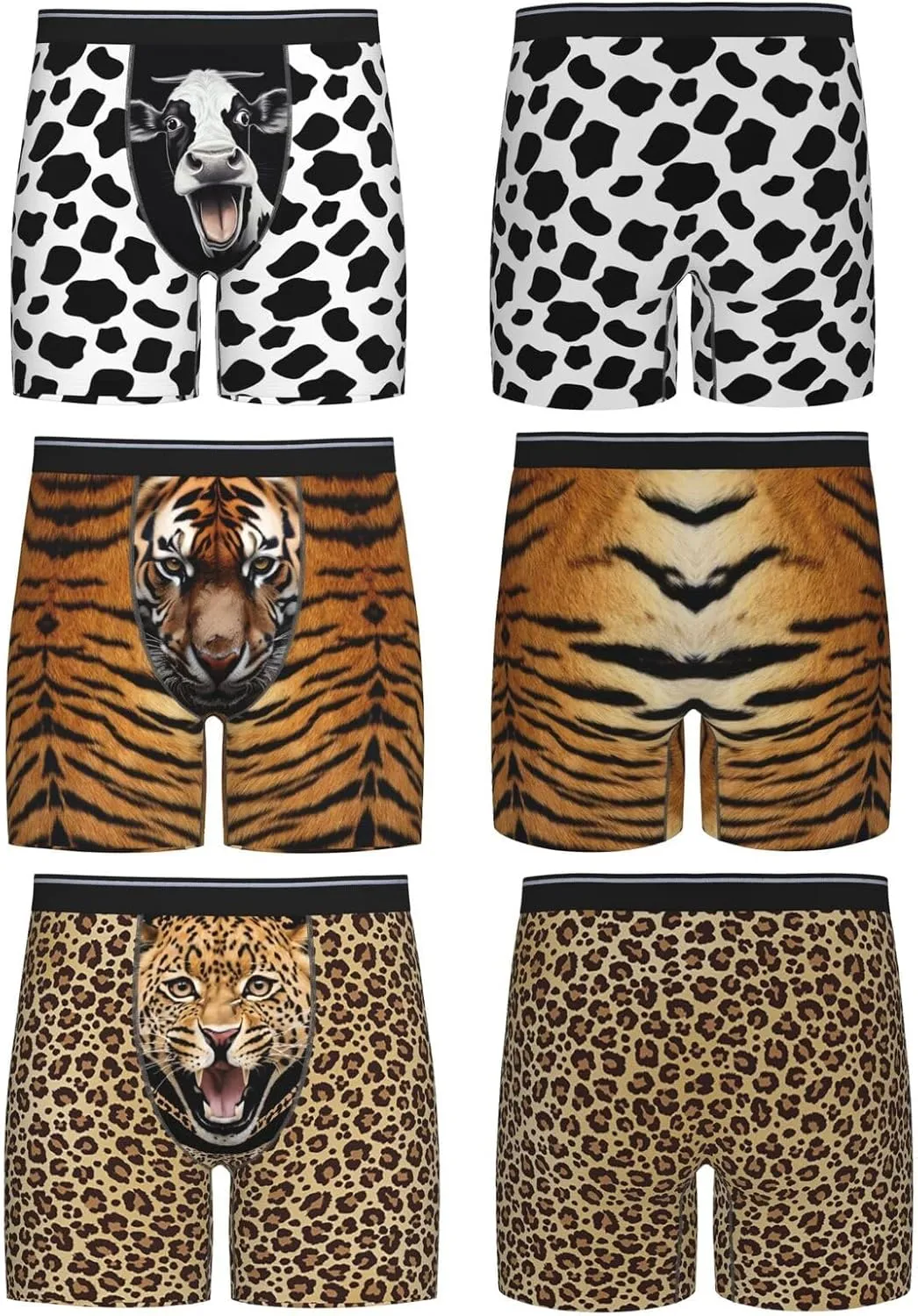 Underwear Men 3 Pack Funny Boxer Brief Set For Men Underwear Multipack Fun Novelty Gifts