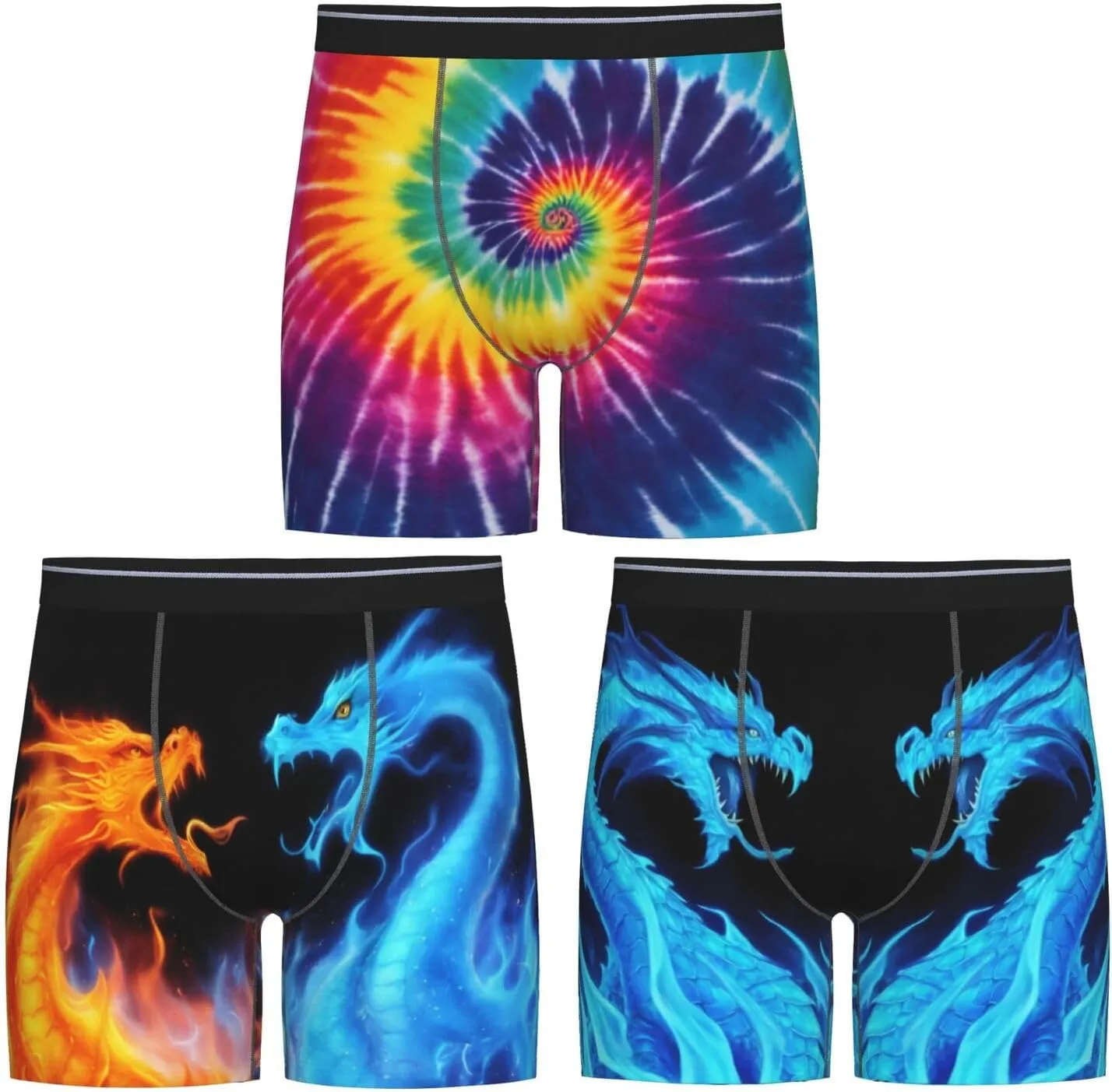 Underwear Men 3 Pack Funny Boxer Brief Set For Men Underwear Multipack Fun Novelty Gifts