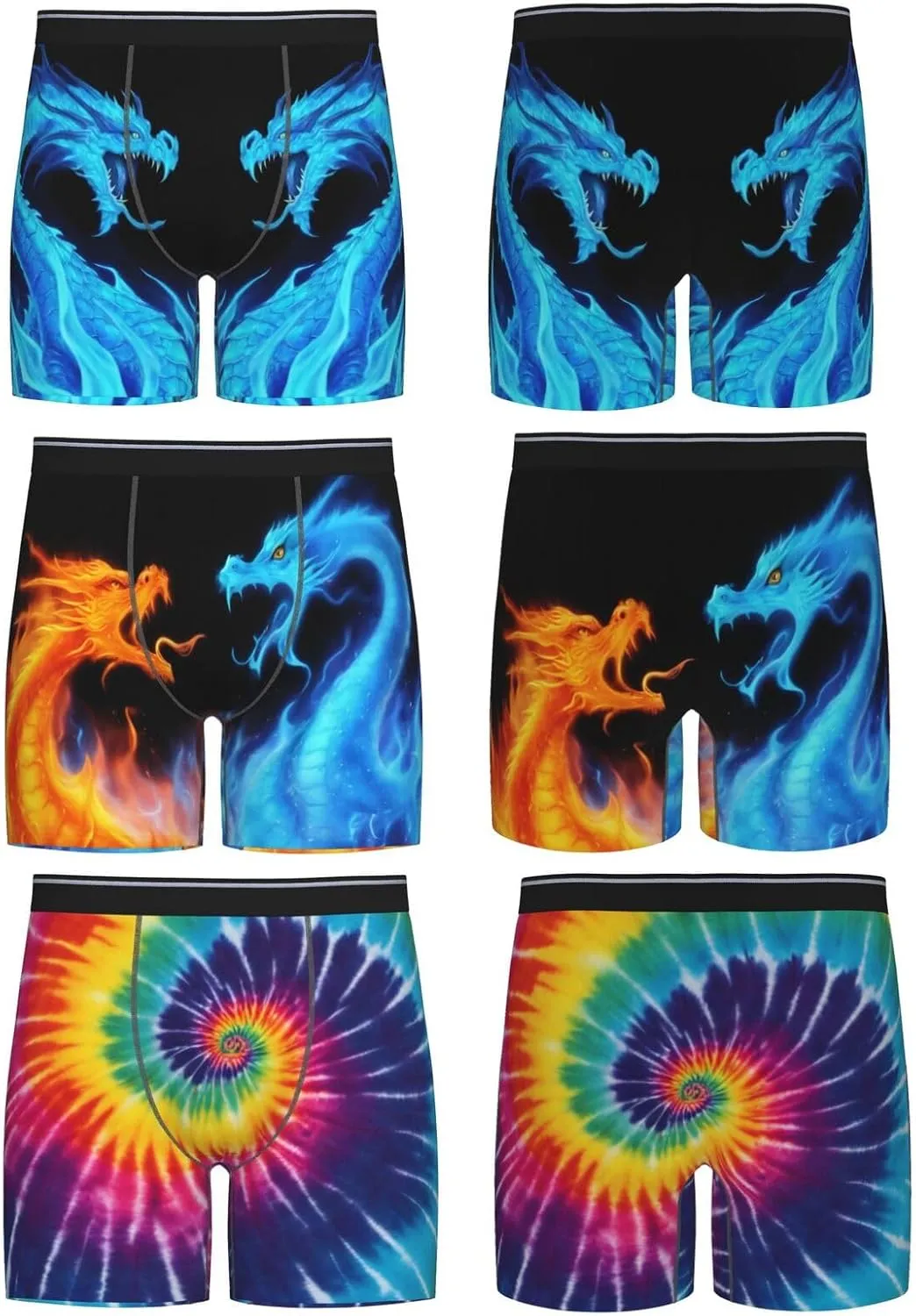 Underwear Men 3 Pack Funny Boxer Brief Set For Men Underwear Multipack Fun Novelty Gifts