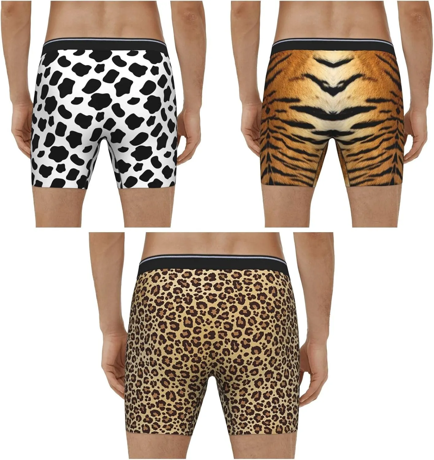 Underwear Men 3 Pack Funny Boxer Brief Set For Men Underwear Multipack Fun Novelty Gifts