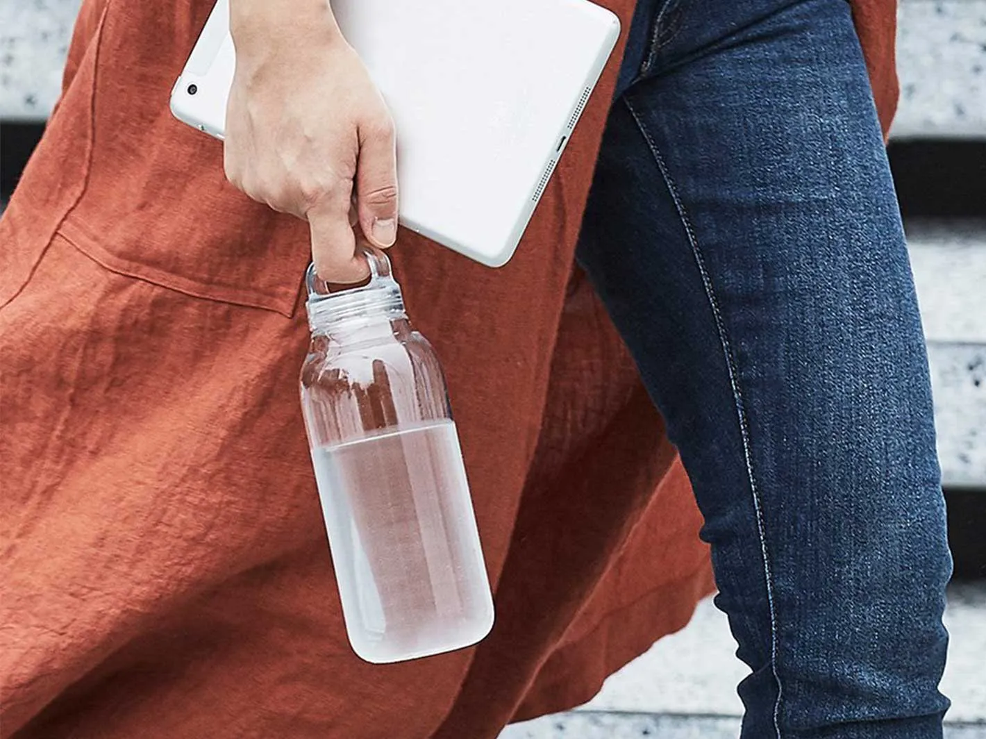 Water Bottle 500ml Clear
