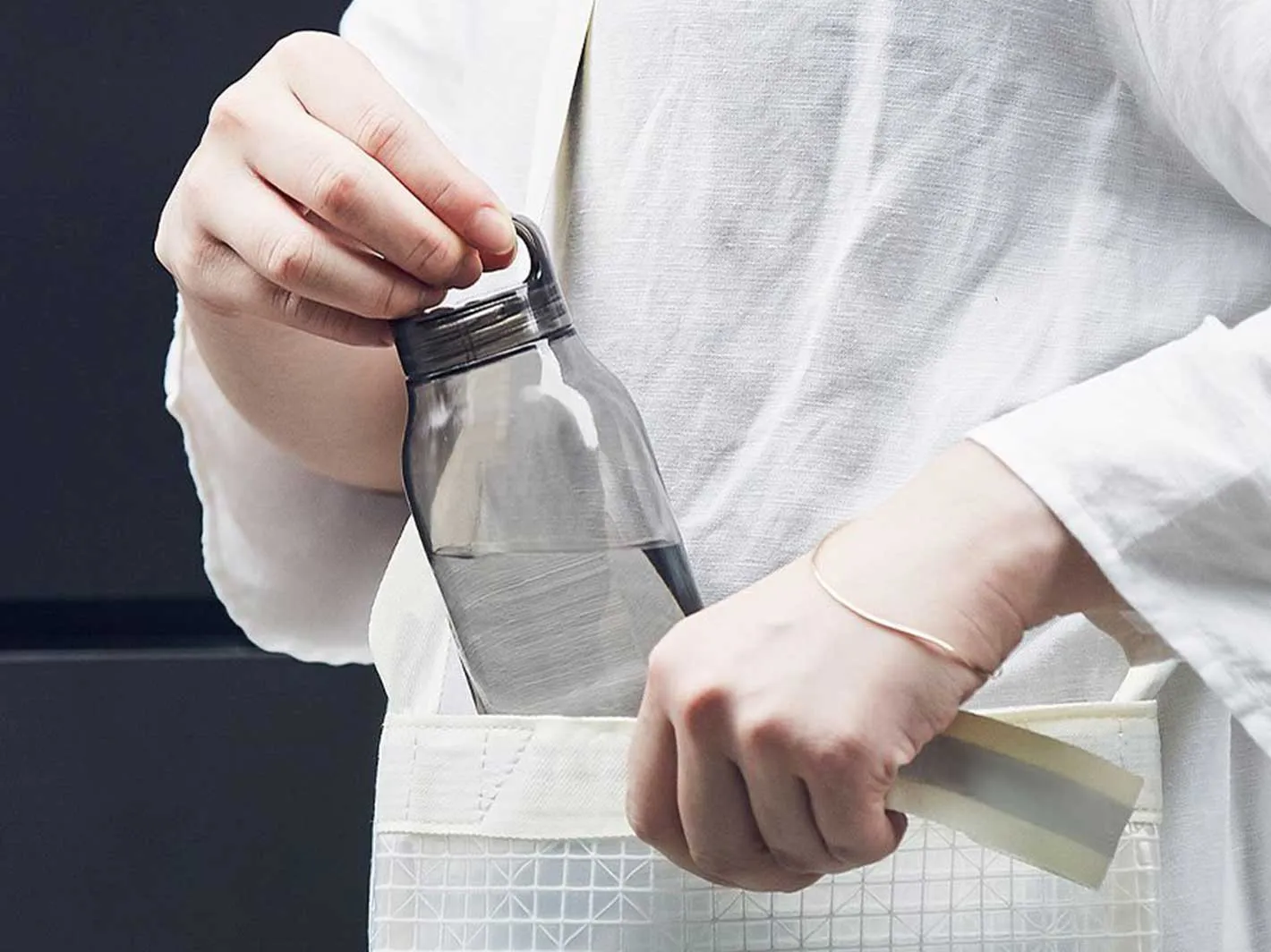 Water Bottle 500ml Smoke