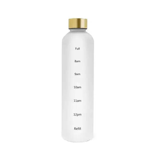 Water Bottle With Time Marker