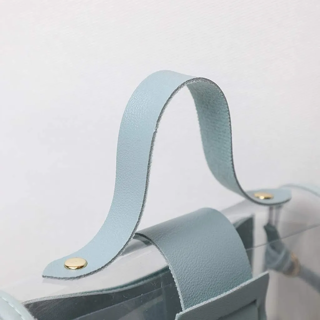 WEDDINGHELPER Clear PVC Crossbody Bag - Handbag Approved for Stadiums