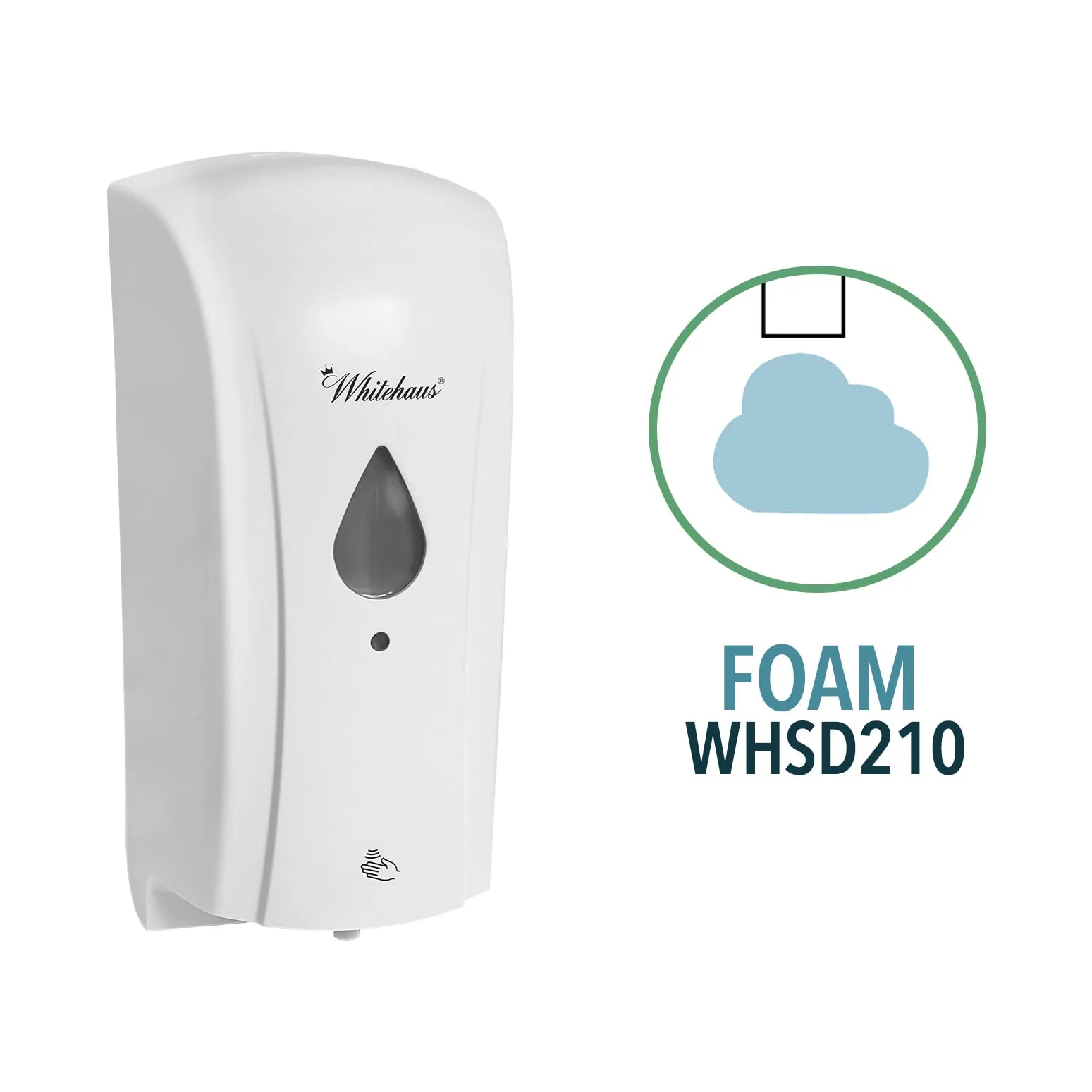 Whitehaus WHSD210 Soaphaus Hands-Free Multi-Function Soap Dispenser with Sensor