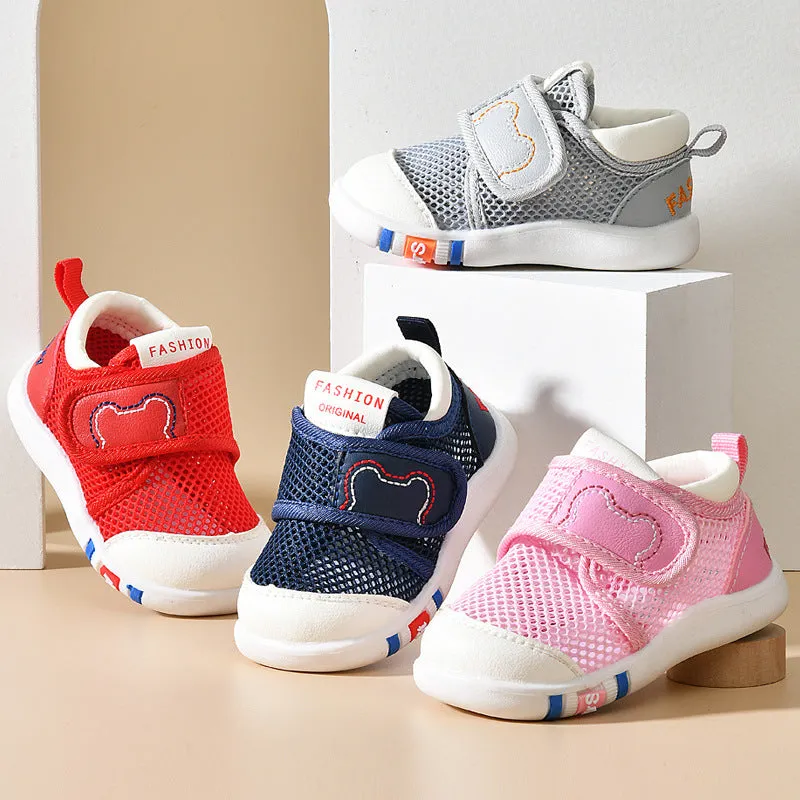 Winnie Bear Mesh First Walker Summer Shoes