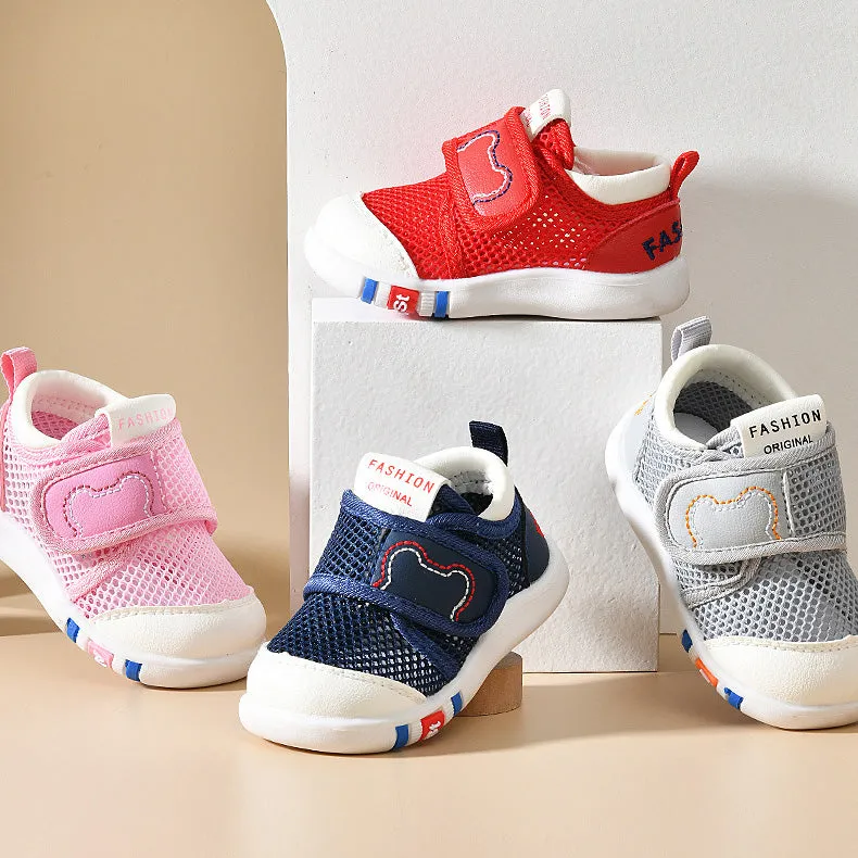 Winnie Bear Mesh First Walker Summer Shoes