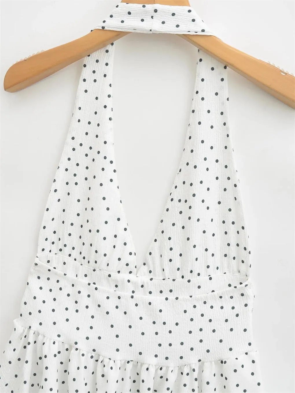 Women Halters Tank Off Shoulder Slim Fit Backless Ruffle Tops All-Match Camisole Vest