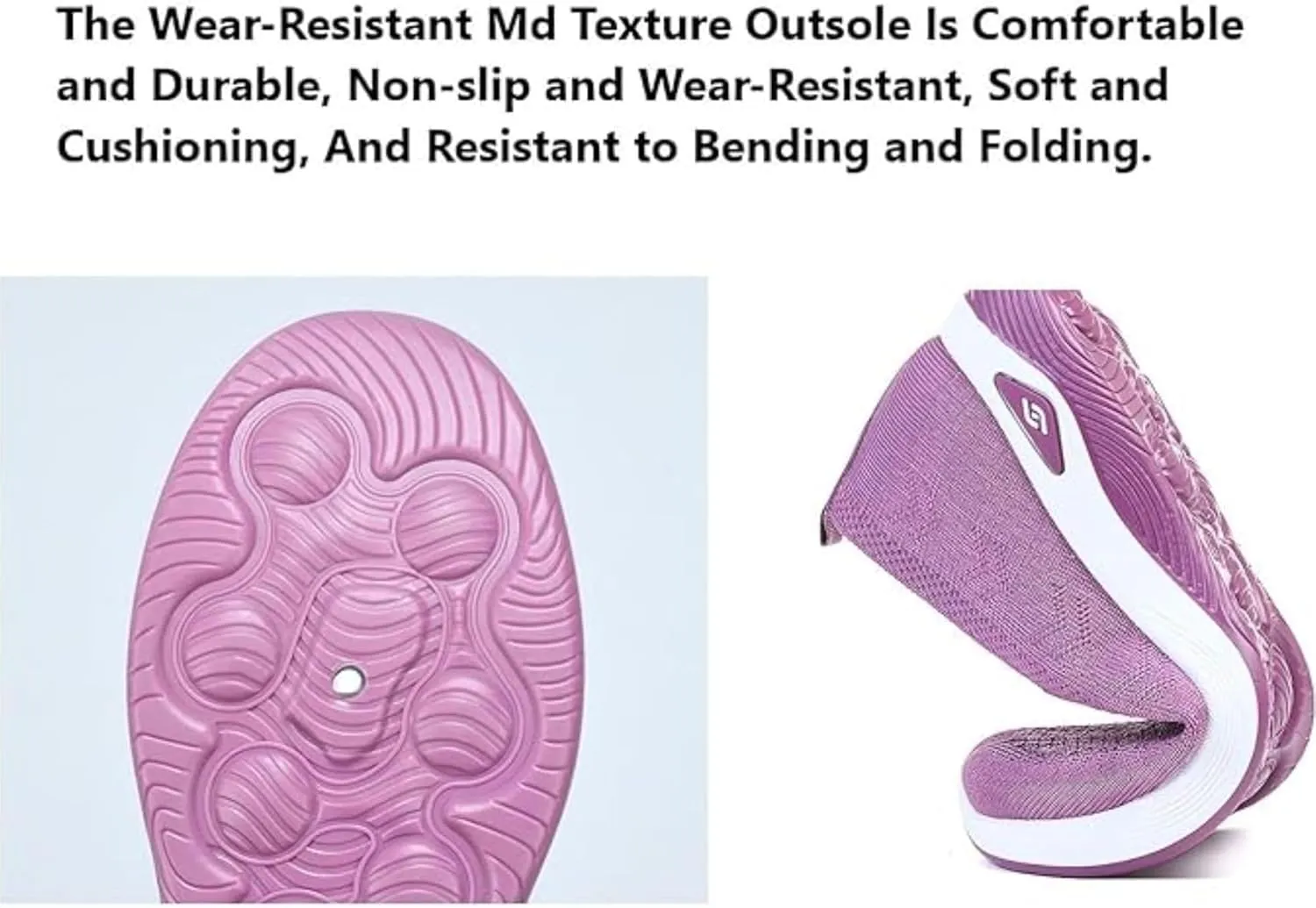 Women Walking Shoes Orthopedic Sock Sneakers Slip-On Woven Breathable Mesh Nursing Work Mesh Air Cushion Athletic Shoes