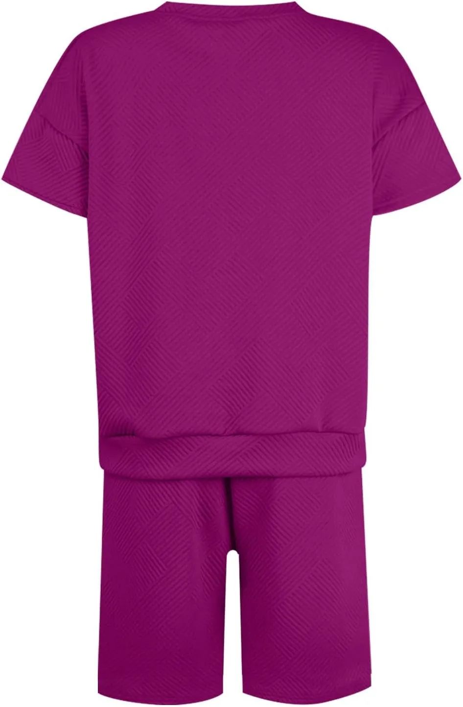 Women's 2 Piece Outfits Lounge Sets Casual Short Sleeve Shirts Shorts Pajamas Sweatsuit Set Spring Outfits 2024