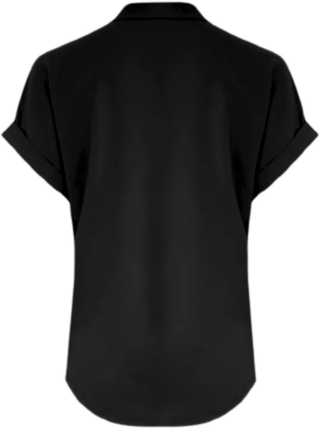 Women's Business Casual Tops Summer Elegant Satin Silk Short Sleeve Shirts V Neck Chiffon Work Business Blouses