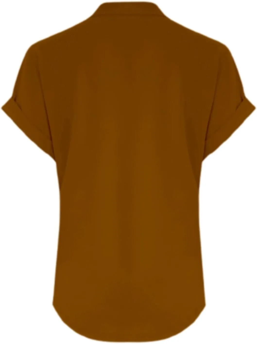 Women's Business Casual Tops Summer Elegant Satin Silk Short Sleeve Shirts V Neck Chiffon Work Business Blouses