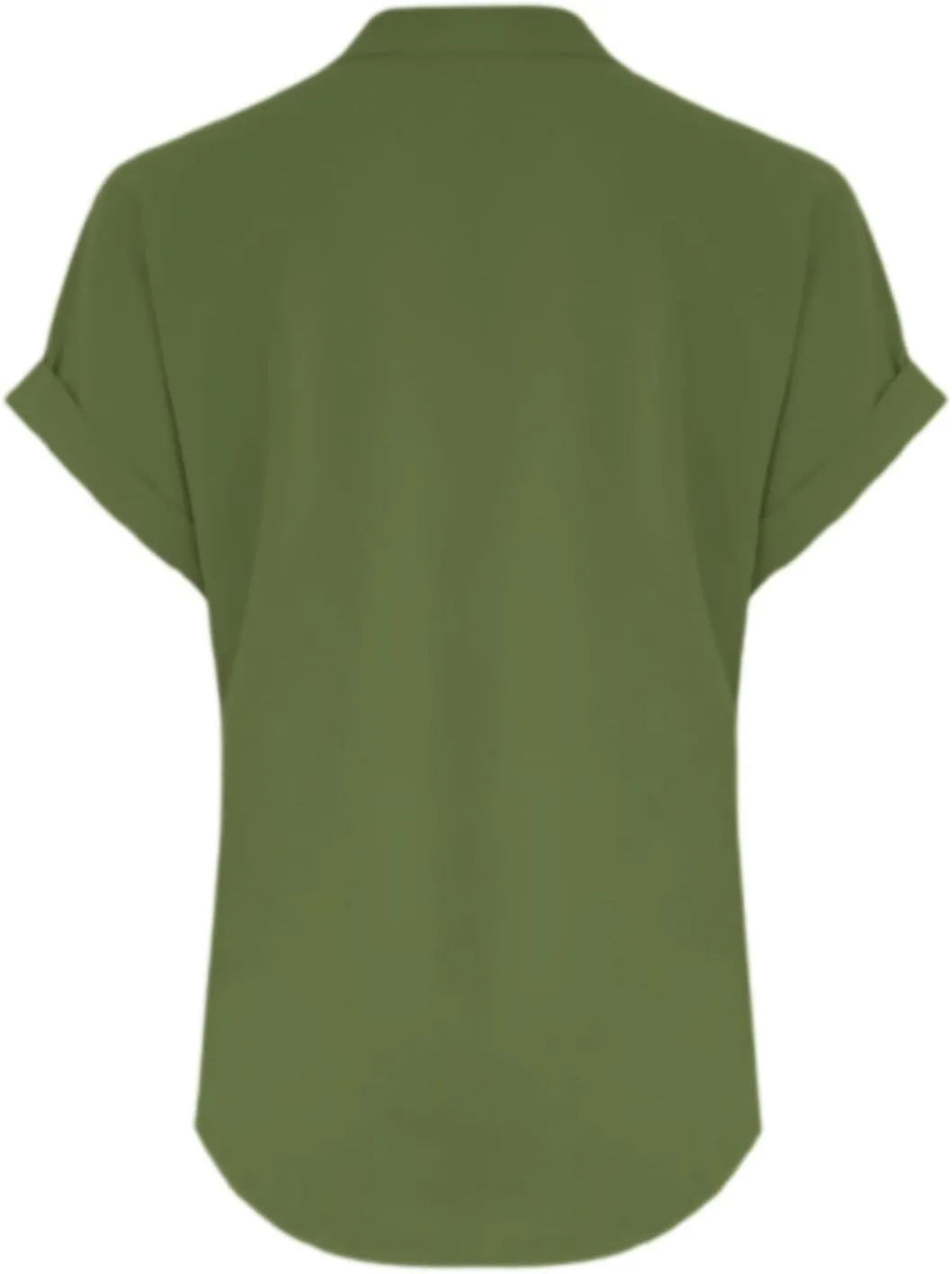 Women's Business Casual Tops Summer Elegant Satin Silk Short Sleeve Shirts V Neck Chiffon Work Business Blouses