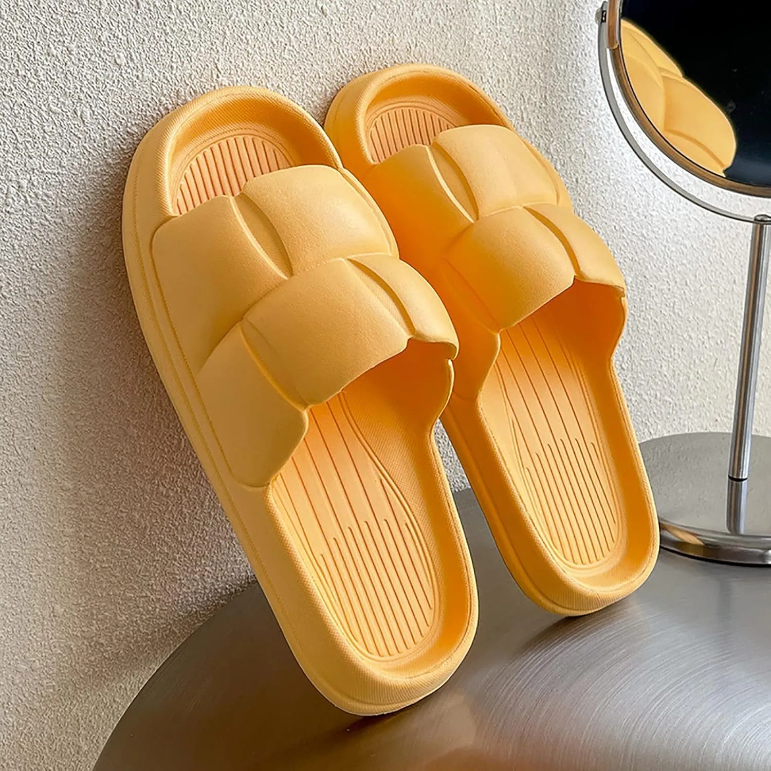 Womens Flip Flops Summer Beach Comfortable Walking Thong Sandals Yoga Mat Cushion Arch Support Slip On Indoor Outdoor Plantar Fasciitis Relief