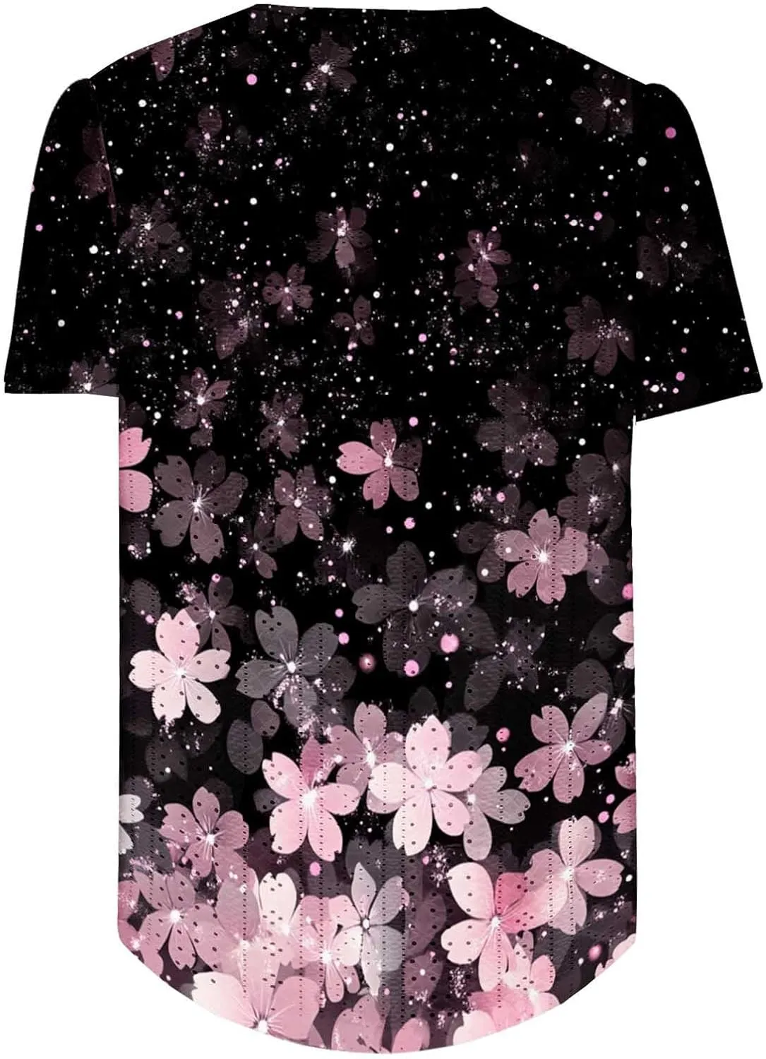 Womens Tops Eyelet Embroidery Scooped Neck Short Sleeve T Shirts Dressy Casual Summer Spring Cute Print Tees